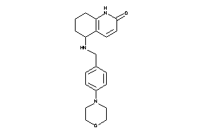 5-[(4-morpholinobenzyl)amino]-5,6,7,8-tetrahydro-1H-quinolin-2-one