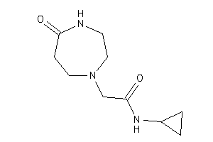 N-cyclopropyl-2-(5-keto-1,4-diazepan-1-yl)acetamide