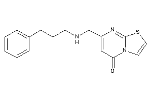 7-[(3-phenylpropylamino)methyl]thiazolo[3,2-a]pyrimidin-5-one
