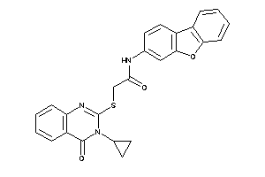 Image of 2-[(3-cyclopropyl-4-keto-quinazolin-2-yl)thio]-N-dibenzofuran-3-yl-acetamide