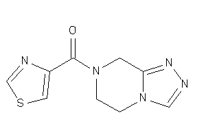 6,8-dihydro-5H-[1,2,4]triazolo[4,3-a]pyrazin-7-yl(thiazol-4-yl)methanone