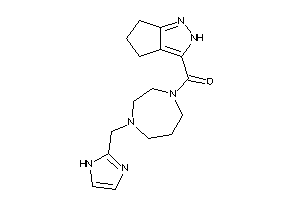 [4-(1H-imidazol-2-ylmethyl)-1,4-diazepan-1-yl]-(2,4,5,6-tetrahydrocyclopenta[c]pyrazol-3-yl)methanone