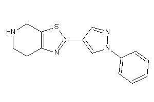 Image of 2-(1-phenylpyrazol-4-yl)-4,5,6,7-tetrahydrothiazolo[5,4-c]pyridine