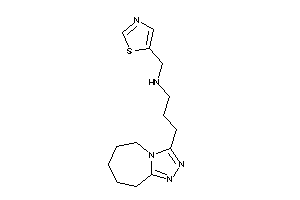 3-(6,7,8,9-tetrahydro-5H-[1,2,4]triazolo[4,3-a]azepin-3-yl)propyl-(thiazol-5-ylmethyl)amine