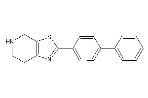 2-(4-phenylphenyl)-4,5,6,7-tetrahydrothiazolo[5,4-c]pyridine