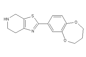 Image of 2-(3,4-dihydro-2H-1,5-benzodioxepin-7-yl)-4,5,6,7-tetrahydrothiazolo[5,4-c]pyridine