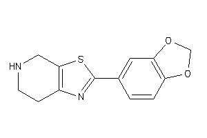2-(1,3-benzodioxol-5-yl)-4,5,6,7-tetrahydrothiazolo[5,4-c]pyridine