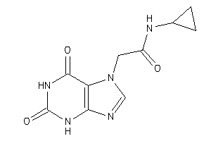 N-cyclopropyl-2-(2,6-diketo-3H-purin-7-yl)acetamide