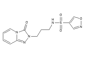 N-[3-(3-keto-[1,2,4]triazolo[4,3-a]pyridin-2-yl)propyl]isoxazole-4-sulfonamide