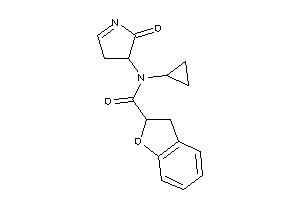 N-cyclopropyl-N-(2-keto-1-pyrrolin-3-yl)coumaran-2-carboxamide