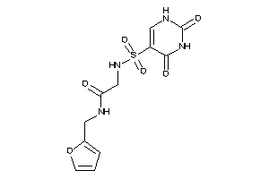 2-[(2,4-diketo-1H-pyrimidin-5-yl)sulfonylamino]-N-(2-furfuryl)acetamide
