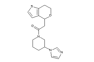 2-(6,7-dihydro-4H-thieno[3,2-c]pyran-4-yl)-1-(3-imidazol-1-ylpiperidino)ethanone