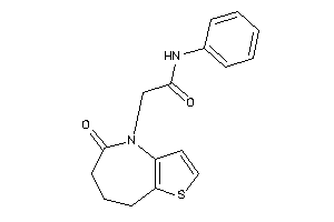 2-(5-keto-7,8-dihydro-6H-thieno[3,2-b]azepin-4-yl)-N-phenyl-acetamide