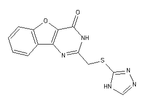 2-[(4H-1,2,4-triazol-3-ylthio)methyl]-3H-benzofuro[3,2-d]pyrimidin-4-one