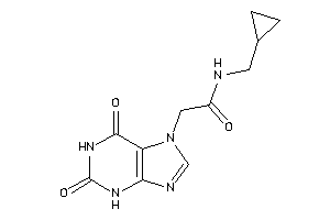 N-(cyclopropylmethyl)-2-(2,6-diketo-3H-purin-7-yl)acetamide