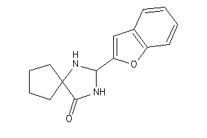 2-(benzofuran-2-yl)-1,3-diazaspiro[4.4]nonan-4-one