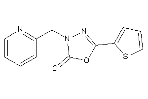 3-(2-pyridylmethyl)-5-(2-thienyl)-1,3,4-oxadiazol-2-one