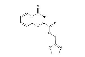 1-keto-N-(thiazol-2-ylmethyl)-2H-isoquinoline-3-carboxamide
