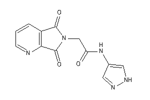 2-(5,7-diketopyrrolo[3,4-b]pyridin-6-yl)-N-(1H-pyrazol-4-yl)acetamide