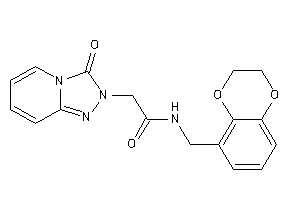 N-(2,3-dihydro-1,4-benzodioxin-5-ylmethyl)-2-(3-keto-[1,2,4]triazolo[4,3-a]pyridin-2-yl)acetamide