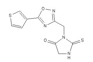 Image of 3-[[5-(3-thienyl)-1,2,4-oxadiazol-3-yl]methyl]-2-thioxo-4-imidazolidinone