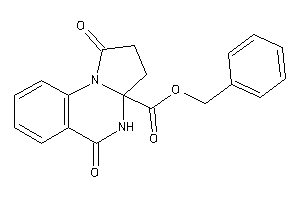 Image of 1,5-diketo-3,4-dihydro-2H-pyrrolo[1,2-a]quinazoline-3a-carboxylic Acid Benzyl Ester