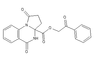 1,5-diketo-3,4-dihydro-2H-pyrrolo[1,2-a]quinazoline-3a-carboxylic Acid Phenacyl Ester