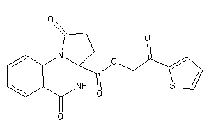 1,5-diketo-3,4-dihydro-2H-pyrrolo[1,2-a]quinazoline-3a-carboxylic Acid [2-keto-2-(2-thienyl)ethyl] Ester