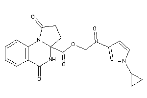 1,5-diketo-3,4-dihydro-2H-pyrrolo[1,2-a]quinazoline-3a-carboxylic Acid [2-(1-cyclopropylpyrrol-3-yl)-2-keto-ethyl] Ester