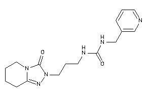 1-[3-(3-keto-5,6,7,8-tetrahydro-[1,2,4]triazolo[4,3-a]pyridin-2-yl)propyl]-3-(3-pyridylmethyl)urea