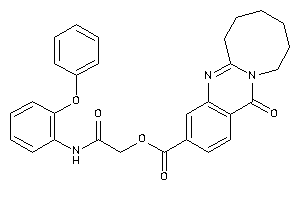 13-keto-6,7,8,9,10,11-hexahydroazocino[2,1-b]quinazoline-3-carboxylic Acid [2-keto-2-(2-phenoxyanilino)ethyl] Ester