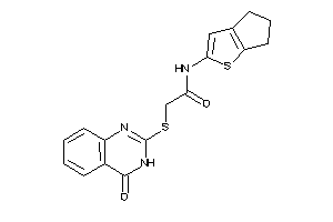 Image of N-(5,6-dihydro-4H-cyclopenta[b]thiophen-2-yl)-2-[(4-keto-3H-quinazolin-2-yl)thio]acetamide