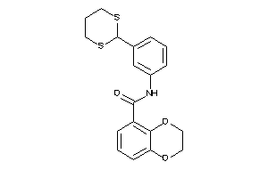 N-[3-(1,3-dithian-2-yl)phenyl]-2,3-dihydro-1,4-benzodioxine-5-carboxamide