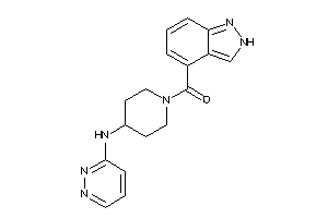 2H-indazol-4-yl-[4-(pyridazin-3-ylamino)piperidino]methanone
