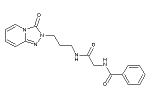 Image of N-[2-keto-2-[3-(3-keto-[1,2,4]triazolo[4,3-a]pyridin-2-yl)propylamino]ethyl]benzamide