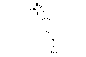 4-[4-(3-phenoxypropyl)piperazine-1-carbonyl]-4-imidazolin-2-one