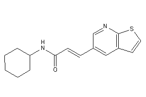 N-cyclohexyl-3-thieno[2,3-b]pyridin-5-yl-acrylamide