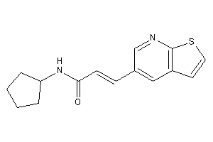 N-cyclopentyl-3-thieno[2,3-b]pyridin-5-yl-acrylamide