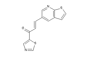 1-thiazol-5-yl-3-thieno[2,3-b]pyridin-5-yl-prop-2-en-1-one