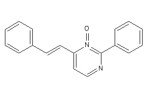 2-phenyl-6-styryl-pyrimidine 1-oxide