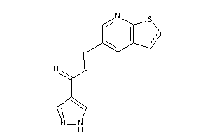 1-(1H-pyrazol-4-yl)-3-thieno[2,3-b]pyridin-5-yl-prop-2-en-1-one