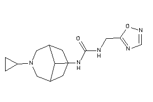 Image of 1-(7-cyclopropyl-7-azabicyclo[3.3.1]nonan-9-yl)-3-(1,2,4-oxadiazol-5-ylmethyl)urea
