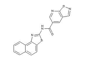 N-benzo[e][1,3]benzothiazol-2-ylisoxazolo[5,4-b]pyridine-5-carboxamide