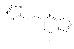 7-[(4H-1,2,4-triazol-3-ylthio)methyl]thiazolo[3,2-a]pyrimidin-5-one