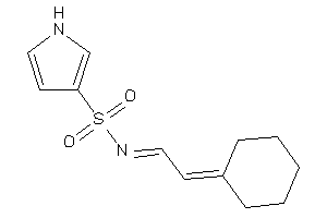 Image of N-(2-cyclohexylideneethylidene)-1H-pyrrole-3-sulfonamide