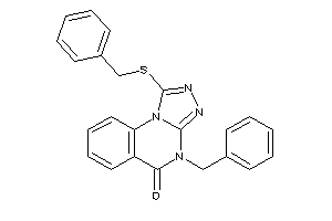 Image of 4-benzyl-1-(benzylthio)-[1,2,4]triazolo[4,3-a]quinazolin-5-one