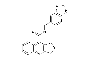 Image of N-piperonyl-2,3-dihydro-1H-cyclopenta[b]quinoline-9-carboxamide
