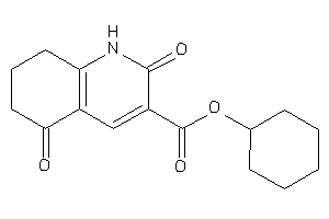 Image of 2,5-diketo-1,6,7,8-tetrahydroquinoline-3-carboxylic Acid Cyclohexyl Ester