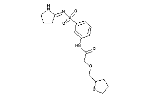Image of N-[3-(pyrrolidin-2-ylideneamino)sulfonylphenyl]-2-(tetrahydrofurfuryloxy)acetamide