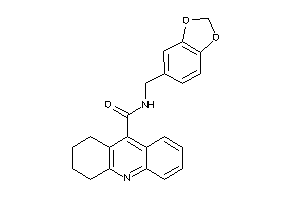 Image of N-piperonyl-1,2,3,4-tetrahydroacridine-9-carboxamide